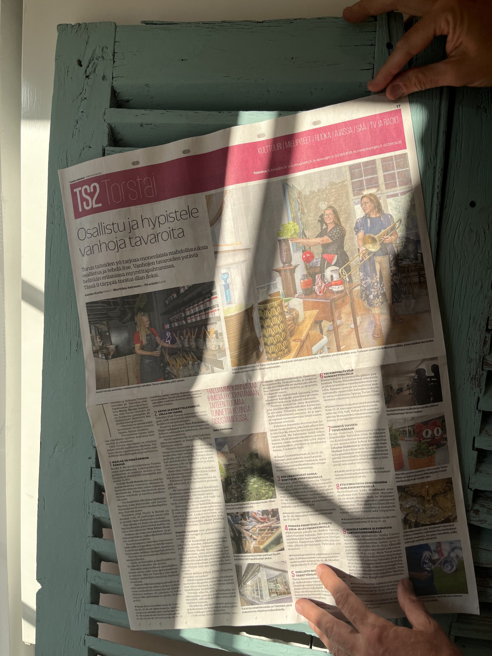 Dopart Turun Sanomissa